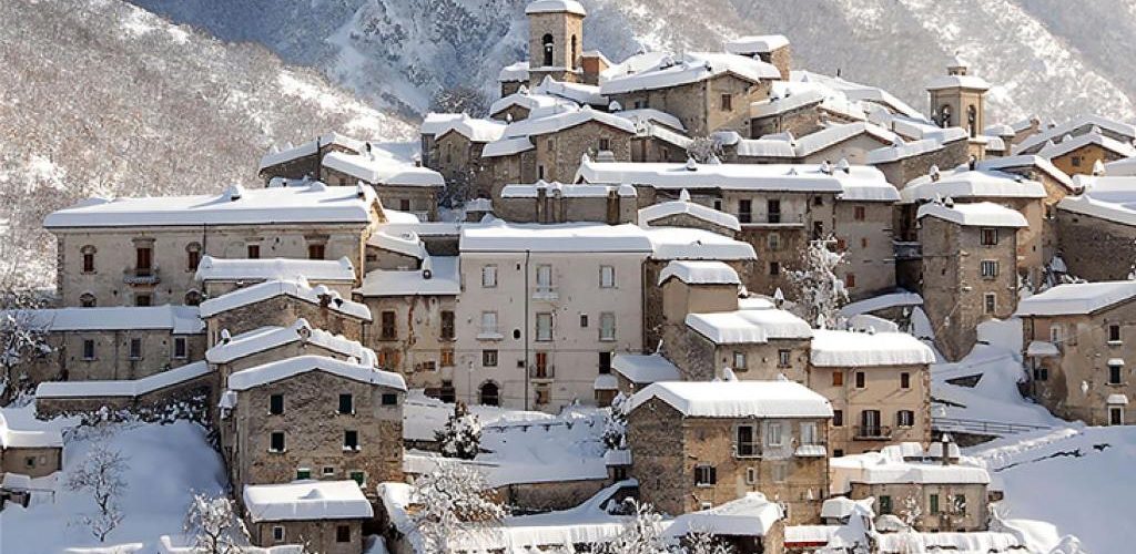 scanno innevata